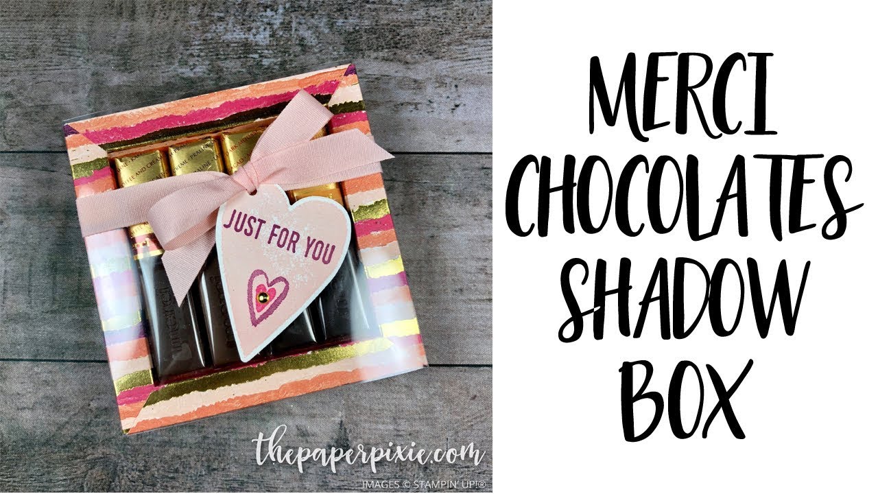 Merci Chocolates Shadow Box