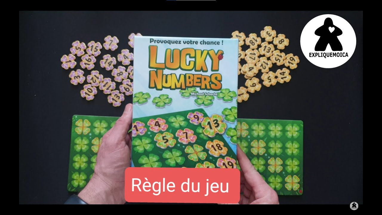 LUCKY NUMBERS règle du jeu en français par expliquemoica