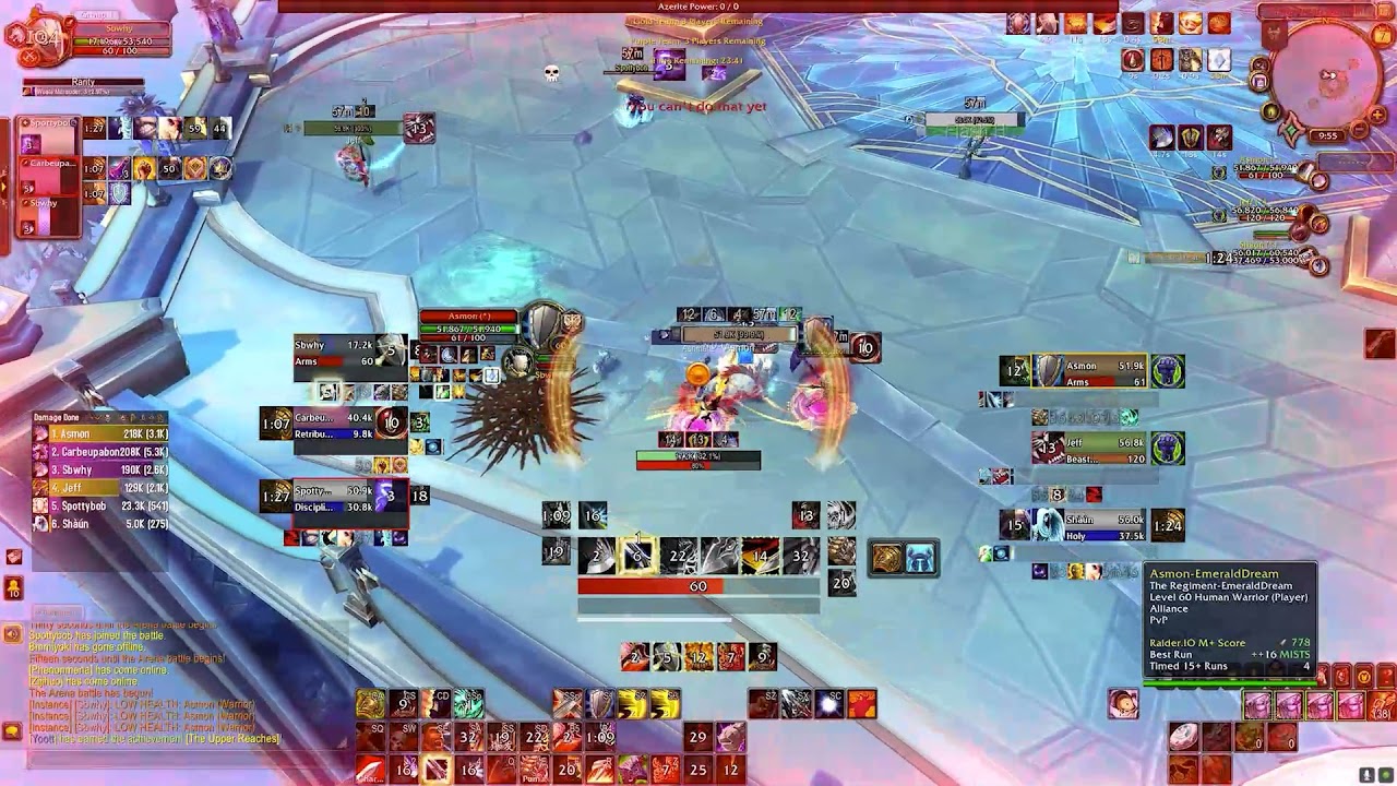 WOW 9.1.5 ARENA 3V3 WAR RET DISC 01