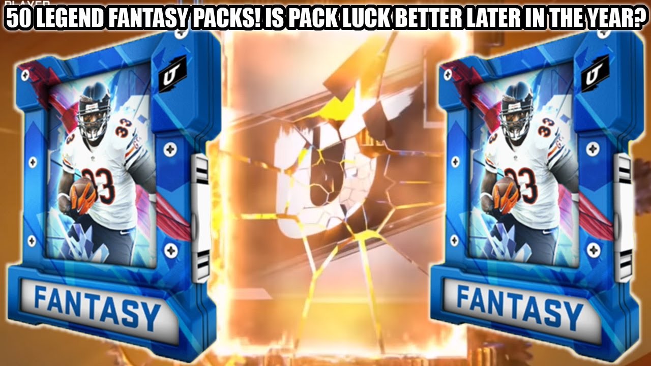 HUGE 50 LEGEND FANTASY PACK OPENING! IS PACK LUCK BETTER THIS LATE IN THE YEAR? | MADDEN 20