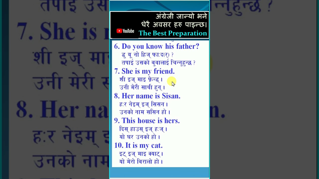Learn to Speak Basic English  