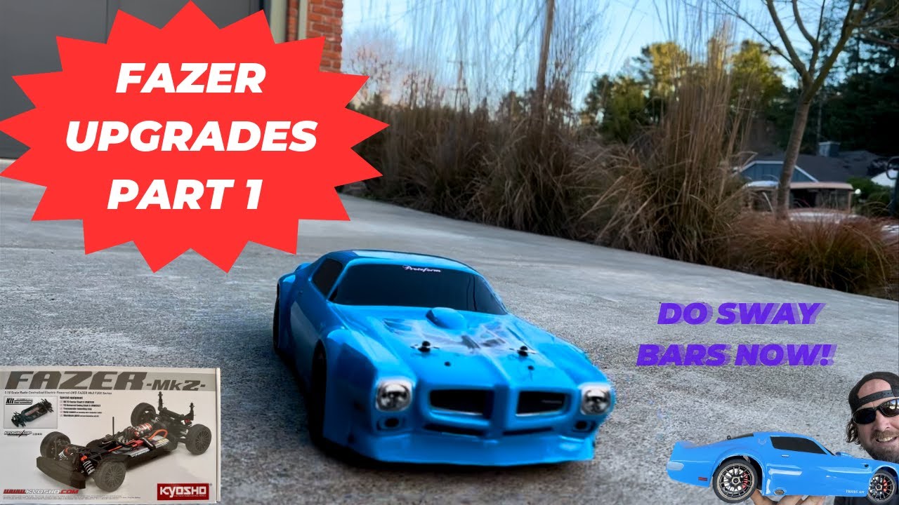 Kyosho Fazer Mk 2 advance to the next level? Sway bars matter that much? (wow) #fazermk2 #kyosho