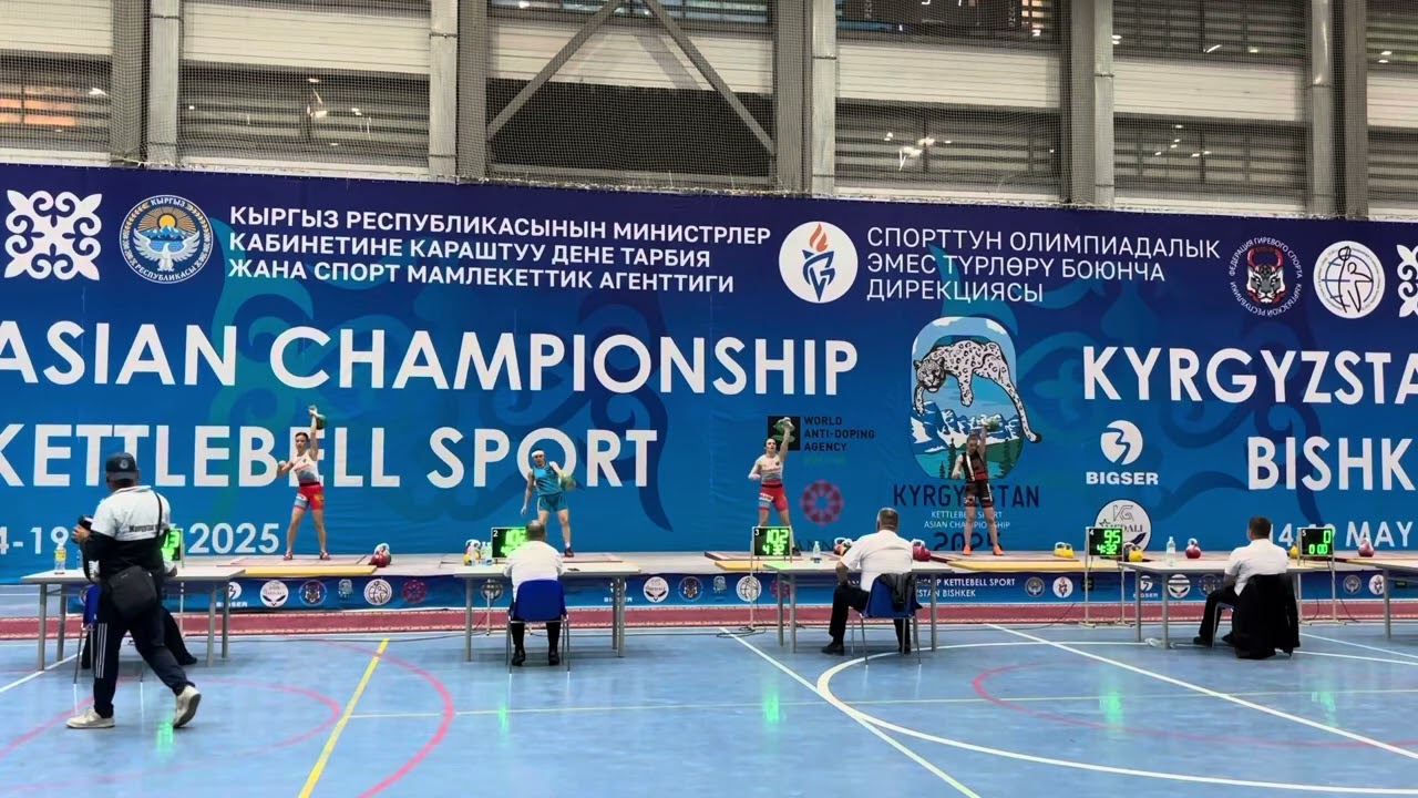 Asian Championship kettlebell sport 2025 women professionals 58 and 63 weight kategory