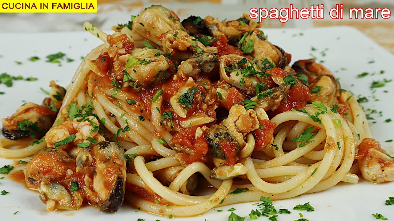 MA CHI LO DICE CHE CON IL PESCE SURGELATO NON SI POSSANO OTTENERE DEGLI SPAGHETTI DI MARE BUONISSIMI