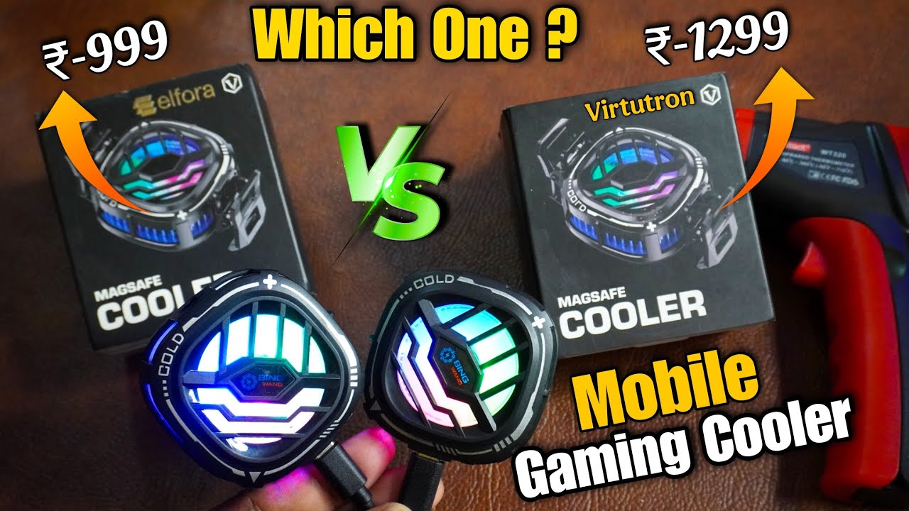 Elfora Vs Virtutron Frost Mobile Magnetic Gaming Cooler || Compare virtutron Elfora Mobile cooler