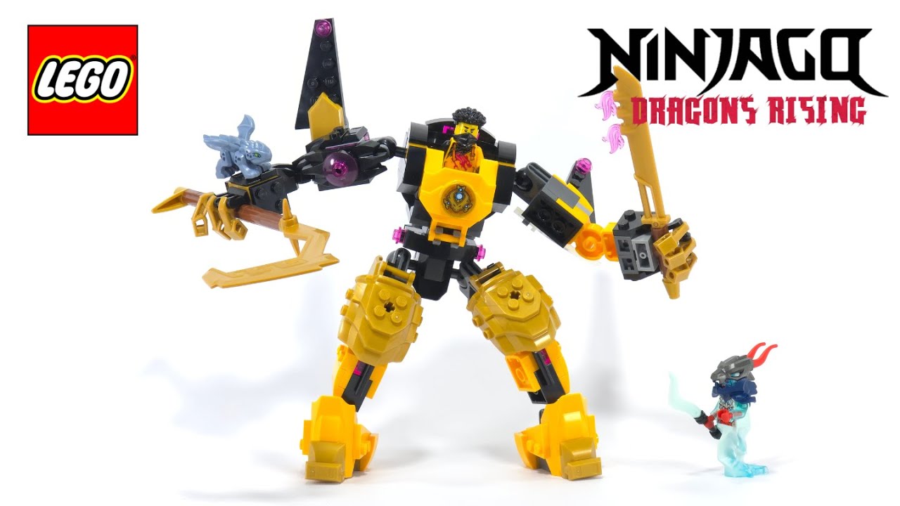 LEGO NINJAGO Dragons Rising | Arin's Spinjitzu Battle Mech | Speed Build