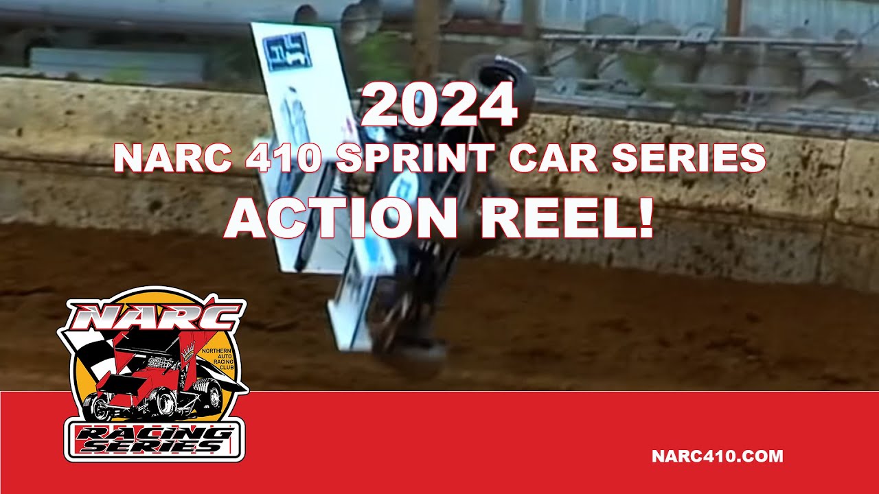 NARC 410 SPRINT CAR SERIES - 2024 Action Reel!