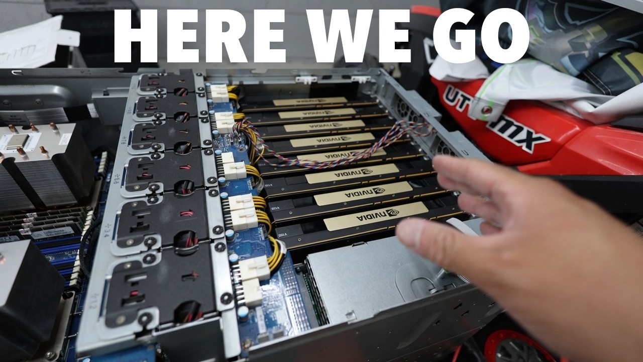 I bought 8x Tesla V100 GPUs for Ai... Then THIS Happened