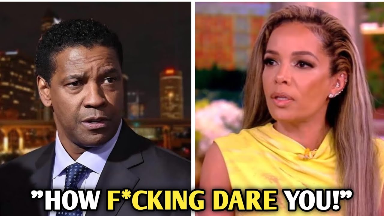 Denzel Washington’s Rare Clash With Sunny Hostin Shocks The View Audience
