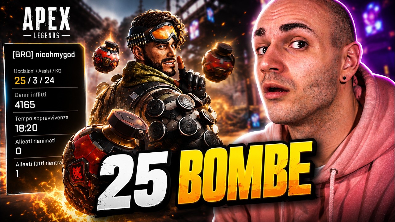 💣 25 BOMBE e 4000 DANNI con MIRAGE [APEX LEGENDS ITA]