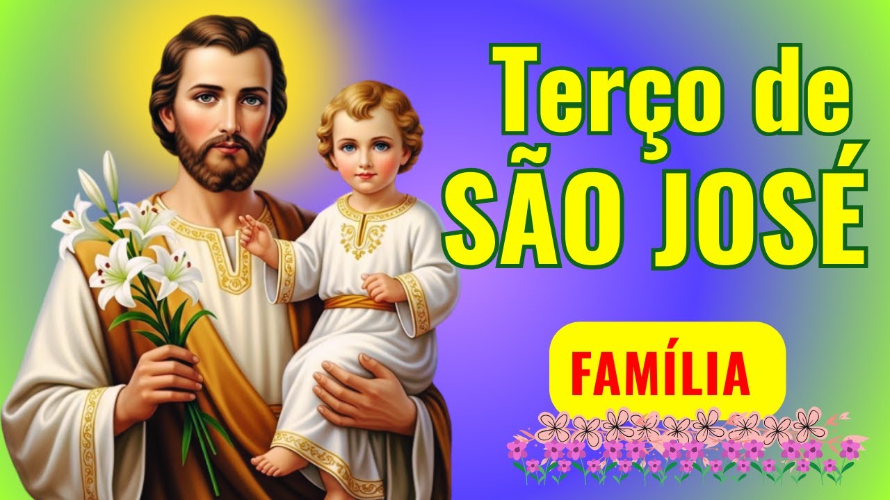 📿 TERÇO DE SÃO JOSÉ REZE HOJE 📿🙌🏽