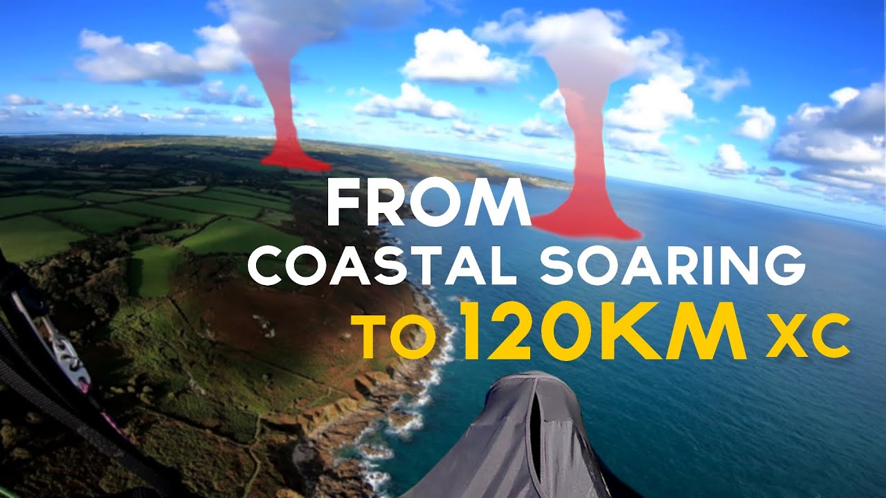 Paragliding - From coastal soaring to 120 km inland XC