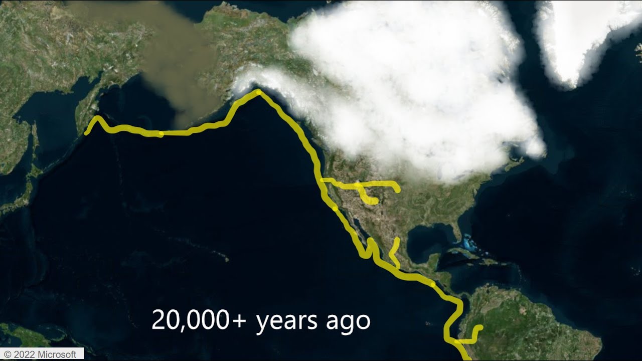 First Americans & Prehistoric Arrivals: boats, ice, land bridges | Beringia | Bering Land Bridge