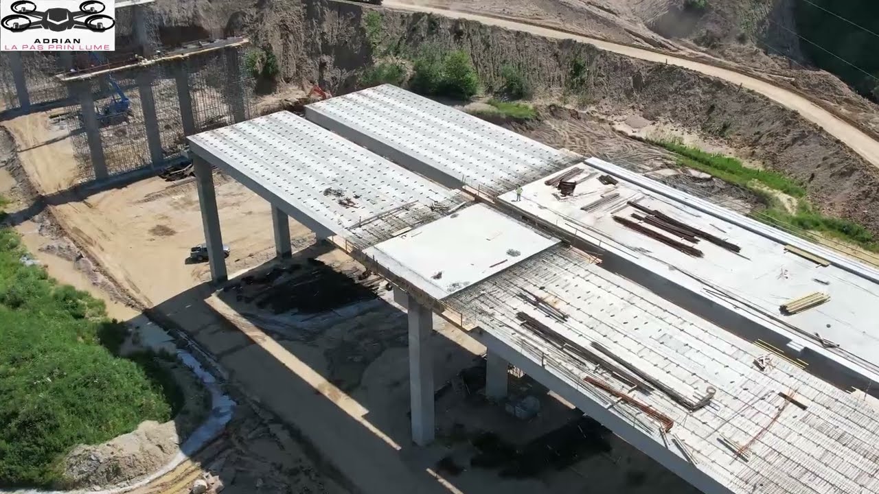 Autostrada A1 Sibiu Pitești lot1 Sibiu Boița Viaductul Tălmaciu 07 06 2022 #autostradasibiupitesti