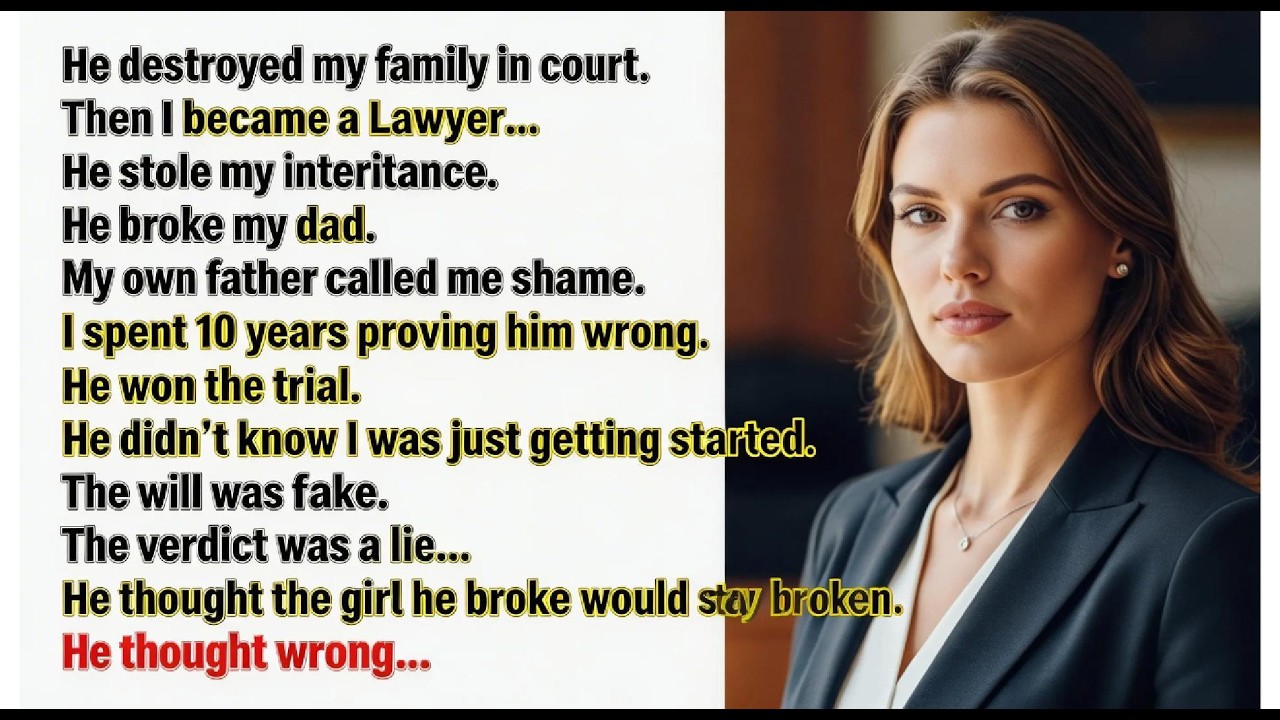 My Father Screamed, I Was An Embarrassment In Court... Until I Came Back 10 Years Later