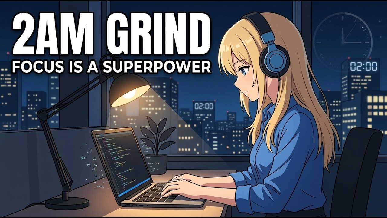 Coding Flow Lofi 💻 Smooth Beats for Deep Focus Programming | 24/7 Live