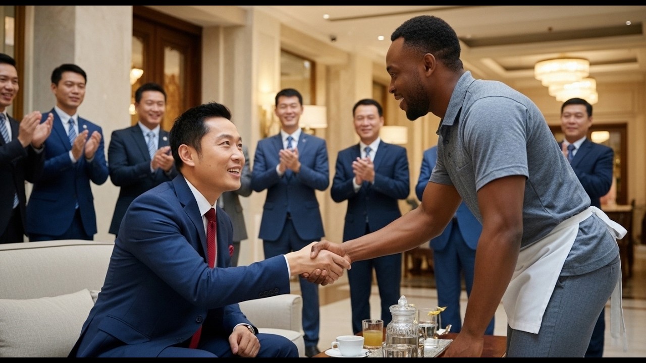 Manager PANICKED When Millionaire Spoke Mandarin — Then the Black Janitor Shocked Everyone