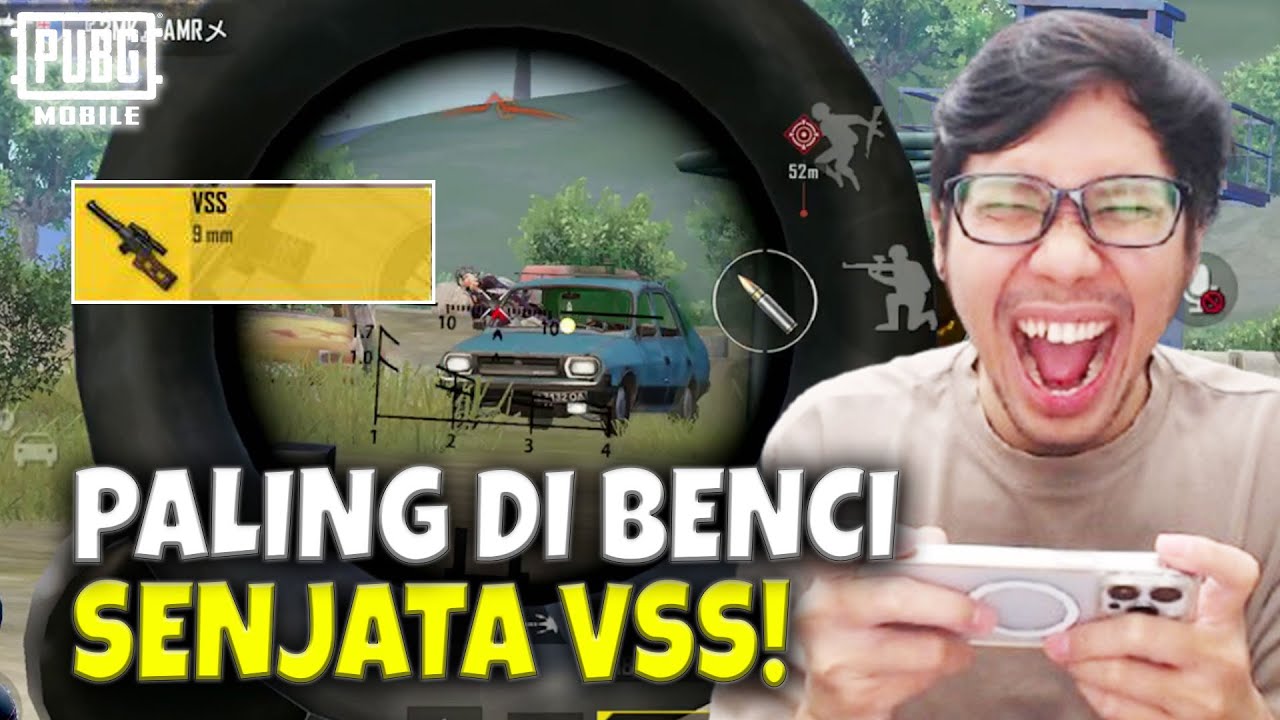 GA NYANGKA! SENJATA VSS BENCI SEMUA ORANG! TAPI TERNYATA SAKIT BANGET! - PUBG MOBILE