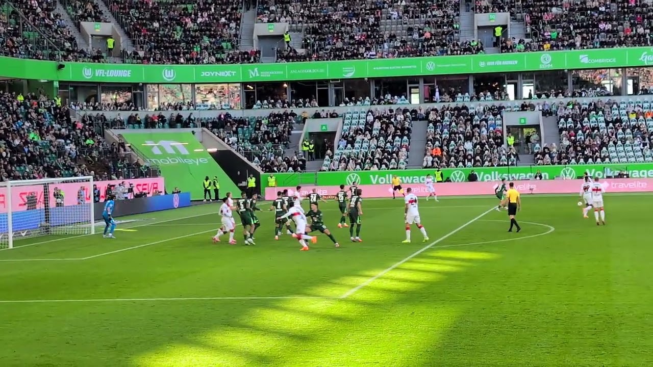 Eckball Tiago Tomas Wolfsburg vs. VfB Stuttgart 18.10.2025