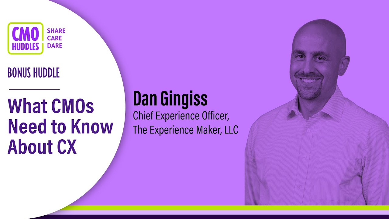 CX for B2B CMOs with Dan Gingiss