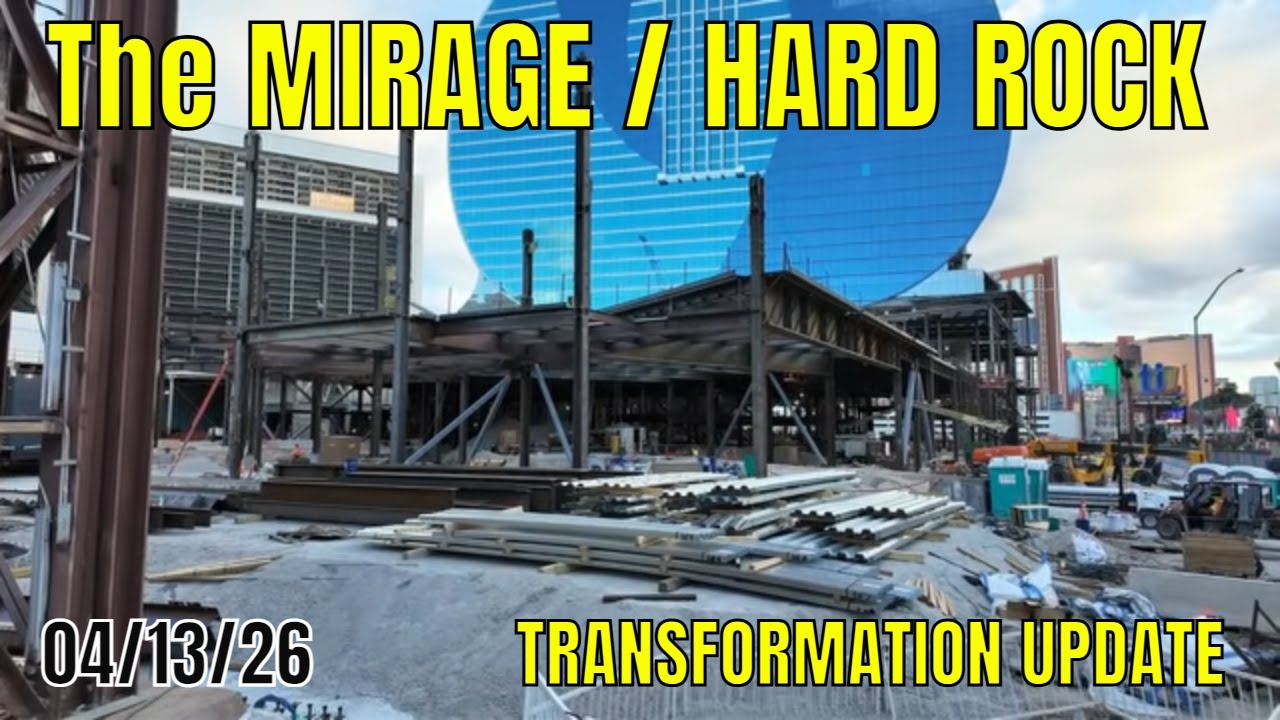 Обновление информации о преобразовании отеля Mirage в Hard Rock Hotel от 13.04.2026