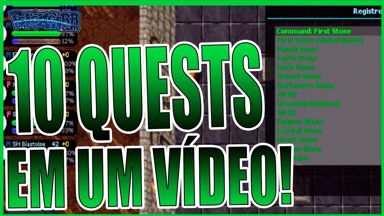 FIZ MAIS DE 10 QUESTS EM UM VÍDEO! MORRI TBM KKKKK SENDO UM PRO #70 POKEMON BR POKETIBIA MOBILE 2022