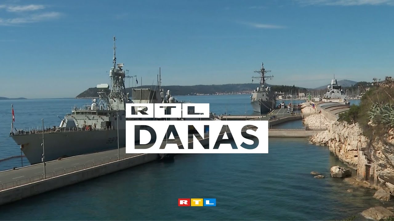 Split pun savezničkih vojnika: U trajektnu luku stigla tri nova NATO-ova broda | RTL DANAS
