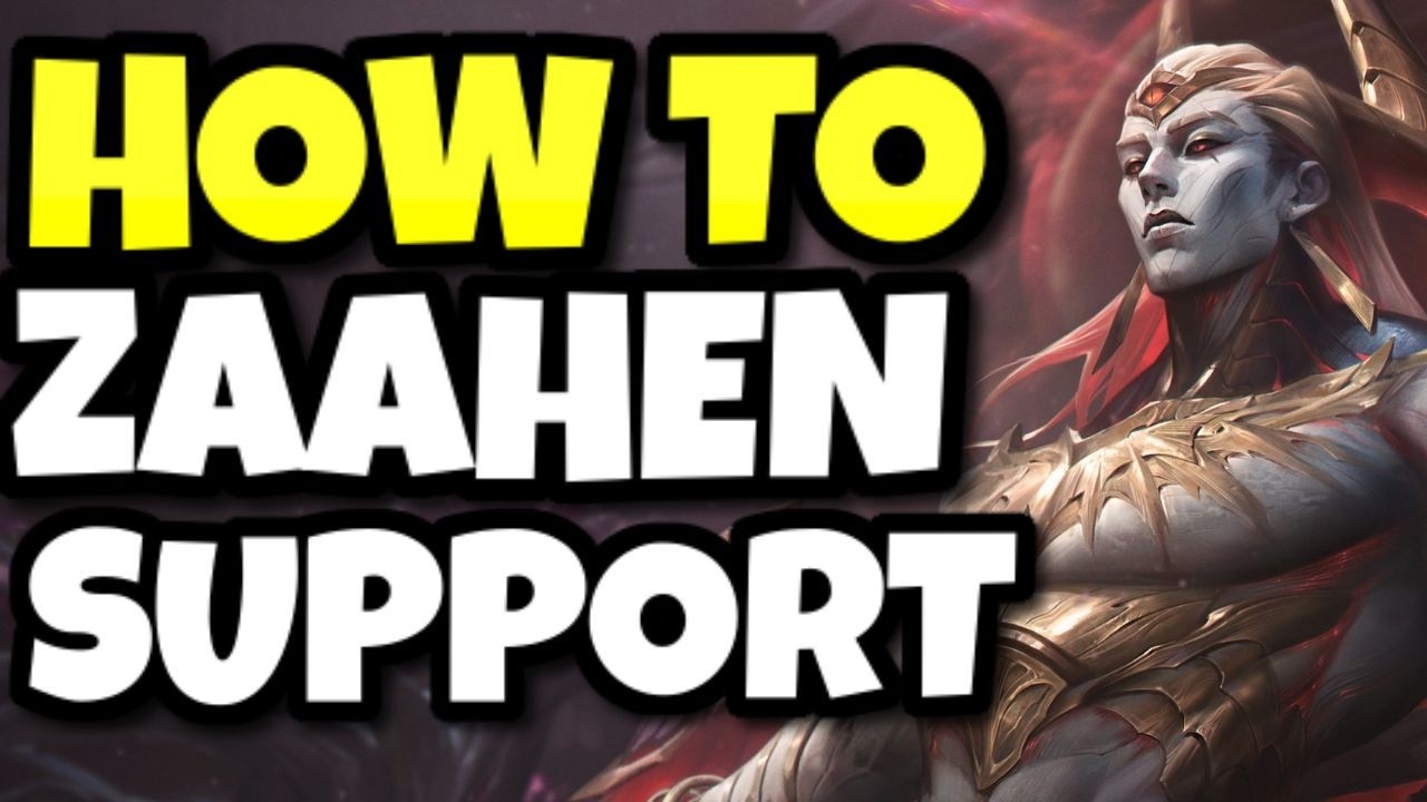 Как ДЕЙСТВИТЕЛЬНО играть за Zaahen Support... (Нет, серьезно)