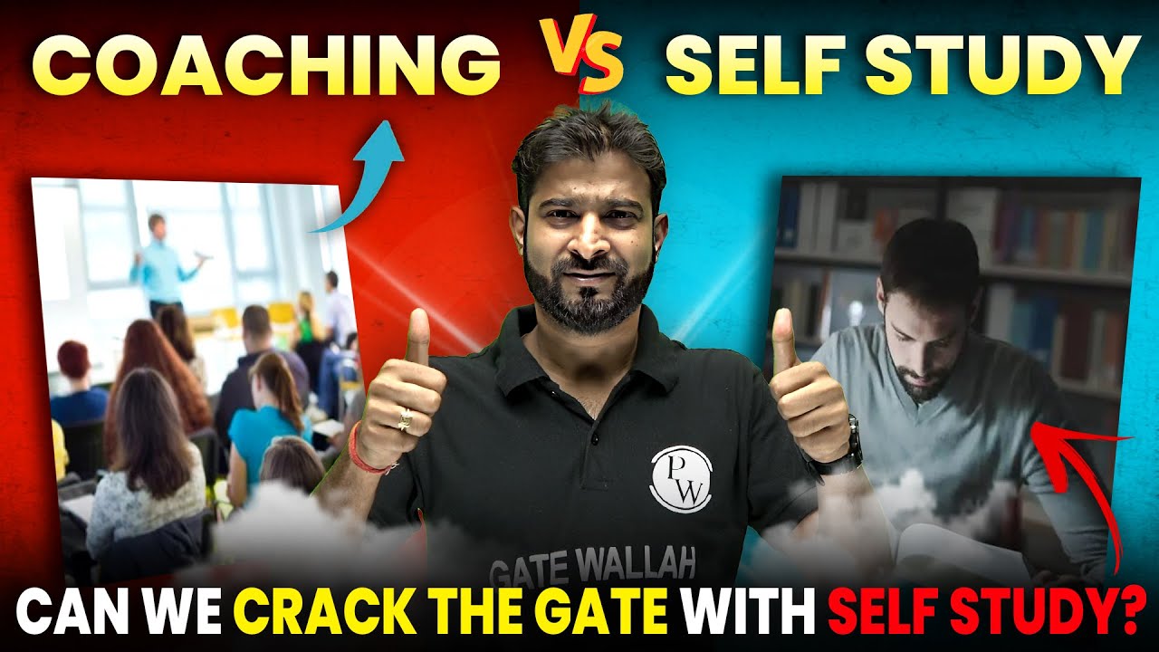 Coaching Vs Self study? | Can We Crack The GATE With Self Study?