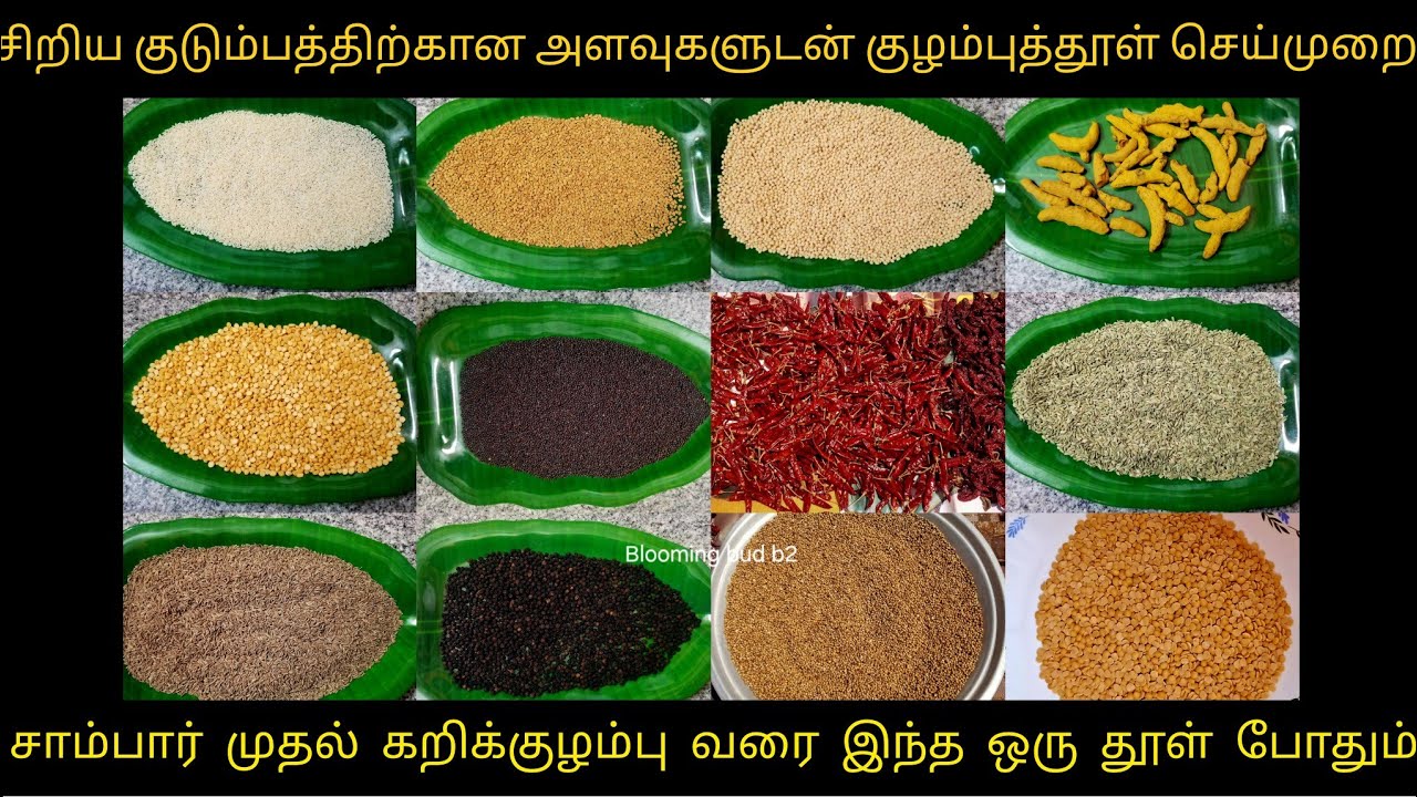 இந்த குழம்பு மிளகாய் தூள் இருந்தா சைவம்,அசைவ குழம்பு,வறுவல் சுவையாக செய்யலாம்/kulambu podi in tamil