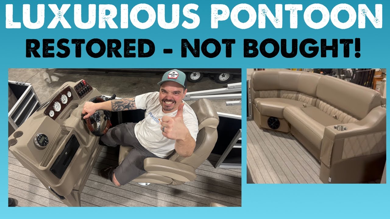 LUXURIOUS Pontoon Restoration - Unique Layout!