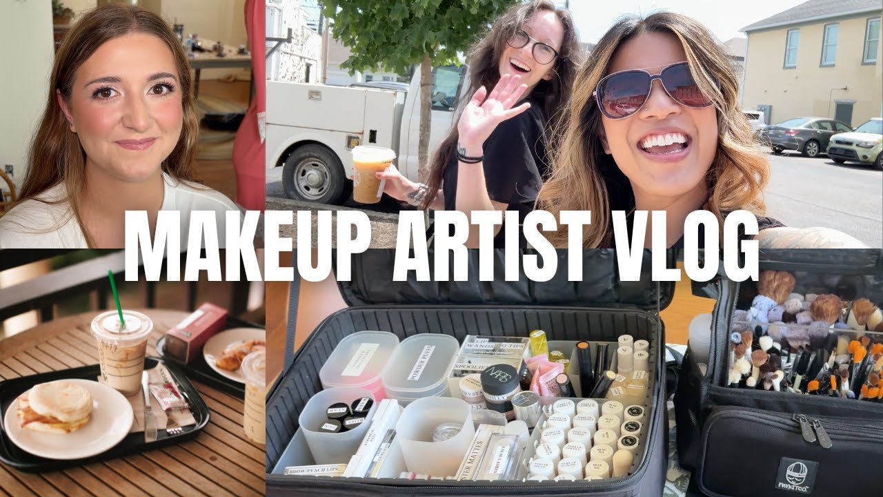 MAKEUP ARTIST VLOG: The MOST chaotic wedding morning!