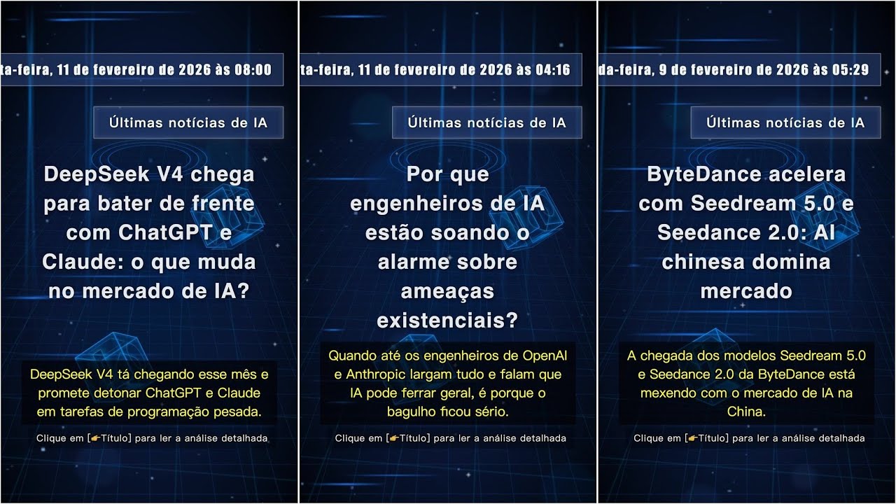 Notícias de Tecnologia IA: quinta-feira, 12 de fevereiro de 2026 às 23:30 #QixNewsAI