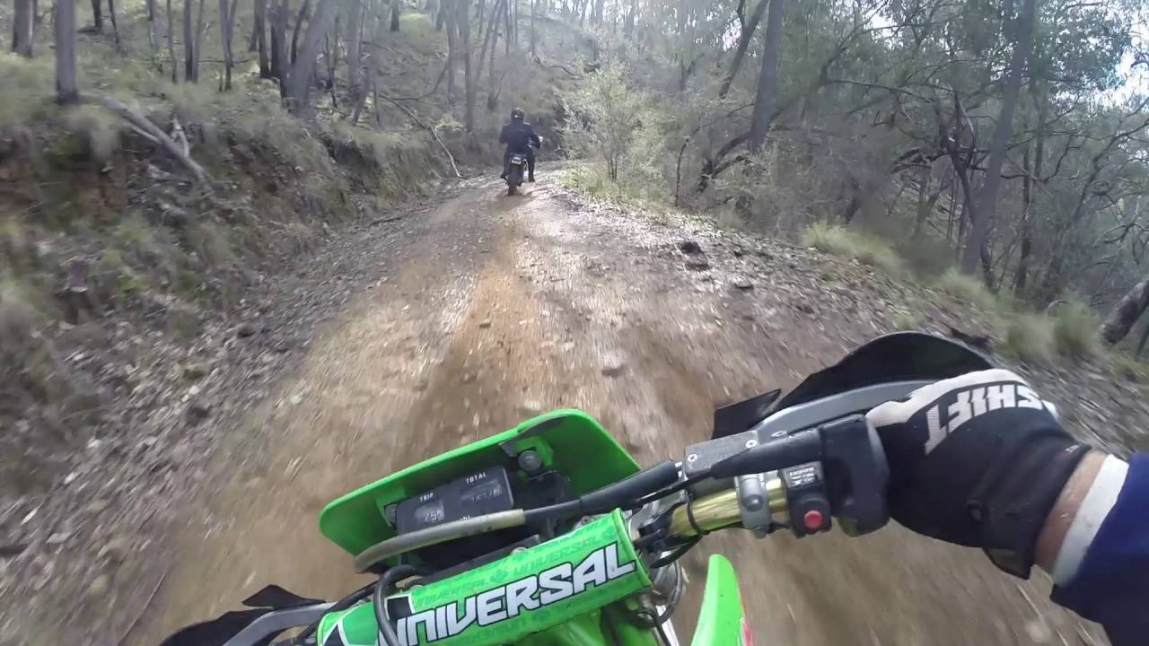 Kawasaki KDX 250 2 stroke Riding The Range
