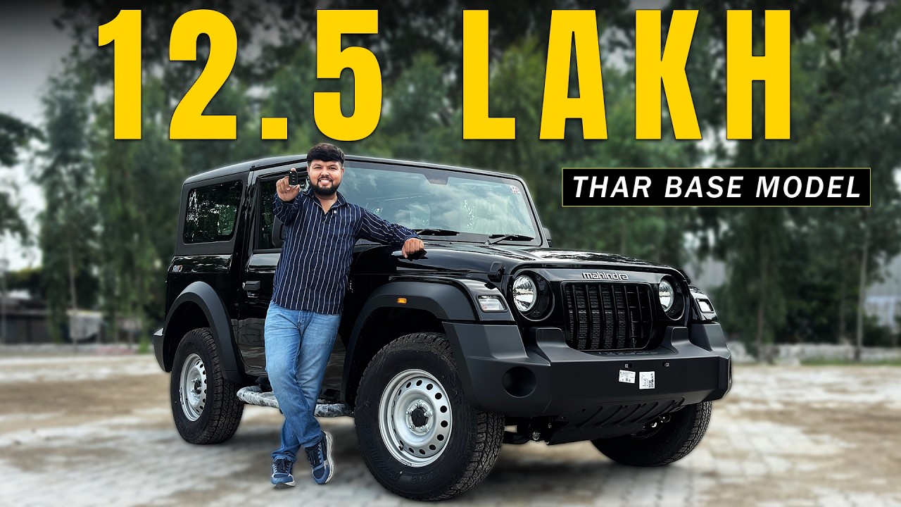 Mahindra Thar Base Model 2026 | Price, Features & Mileage ✅