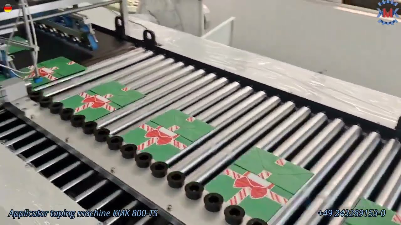 Klebebandmaschine KMK 800-TS Applicator taping machine