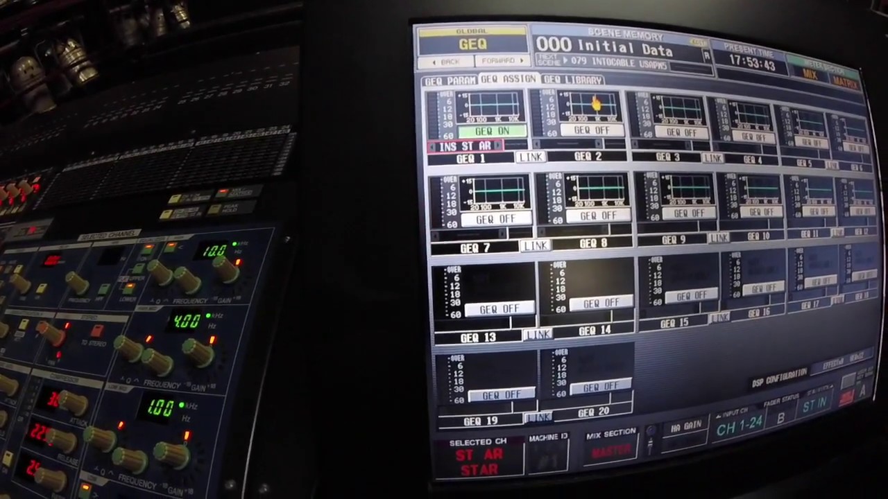 Insertar un Ecualizador PM5D Yamaha