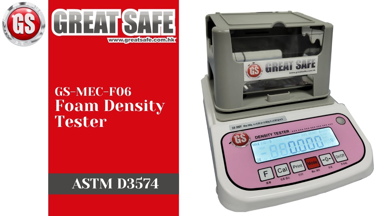 ASTM D3574 Foam Density Tester