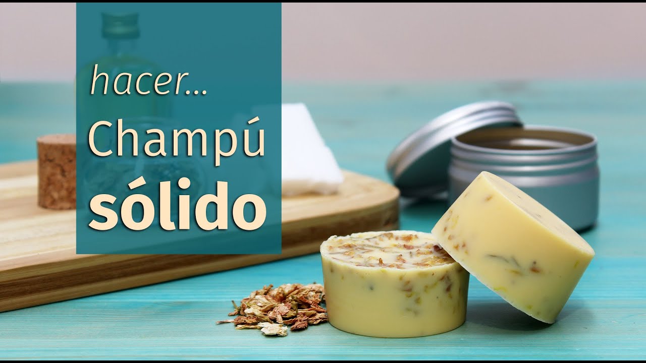 Hacer champú sólido