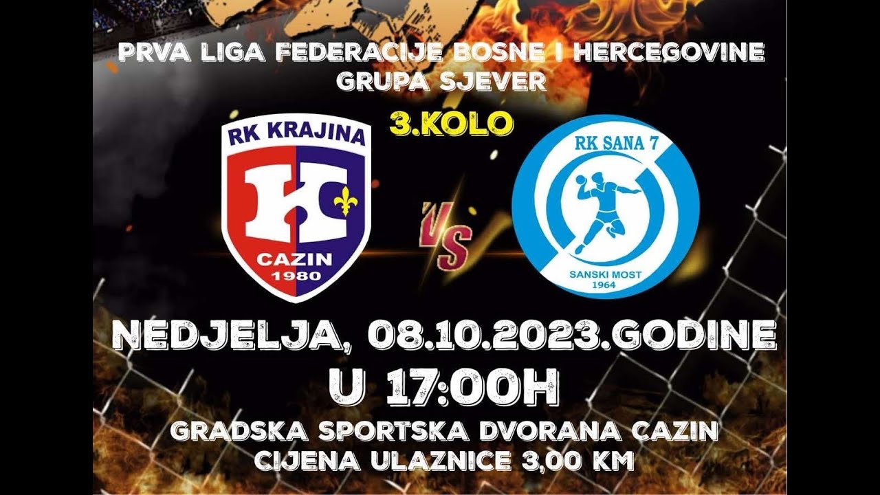RK Krajina Cazin - RK Sana 7 Sanski Most