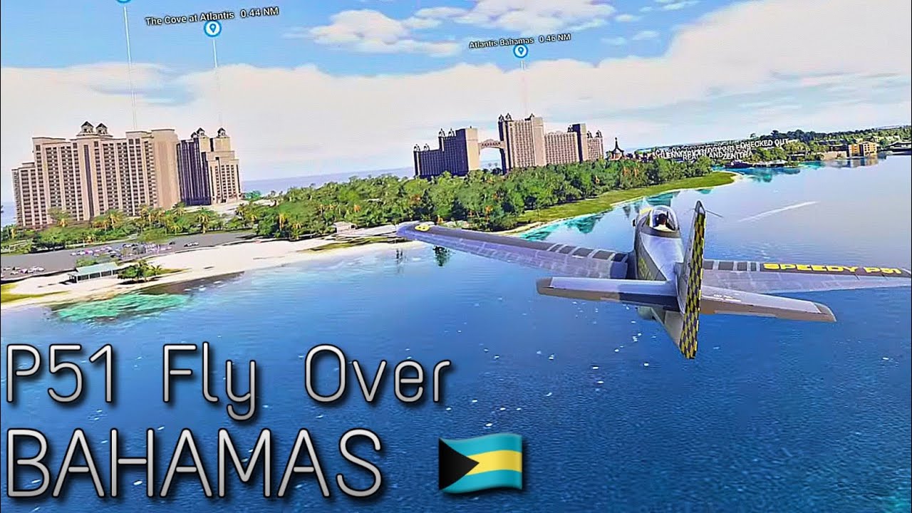 WWII Legend Over Tropical Waters 🌴🇧🇸 P-51D Mustang | MSFS 2024