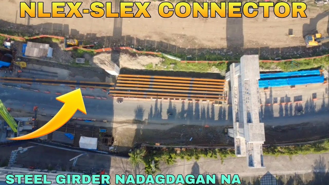 Добавлена ​​стальная балка/Участок соединения NLEX-SLEX 2, обновление дороги Пако Санта Меса