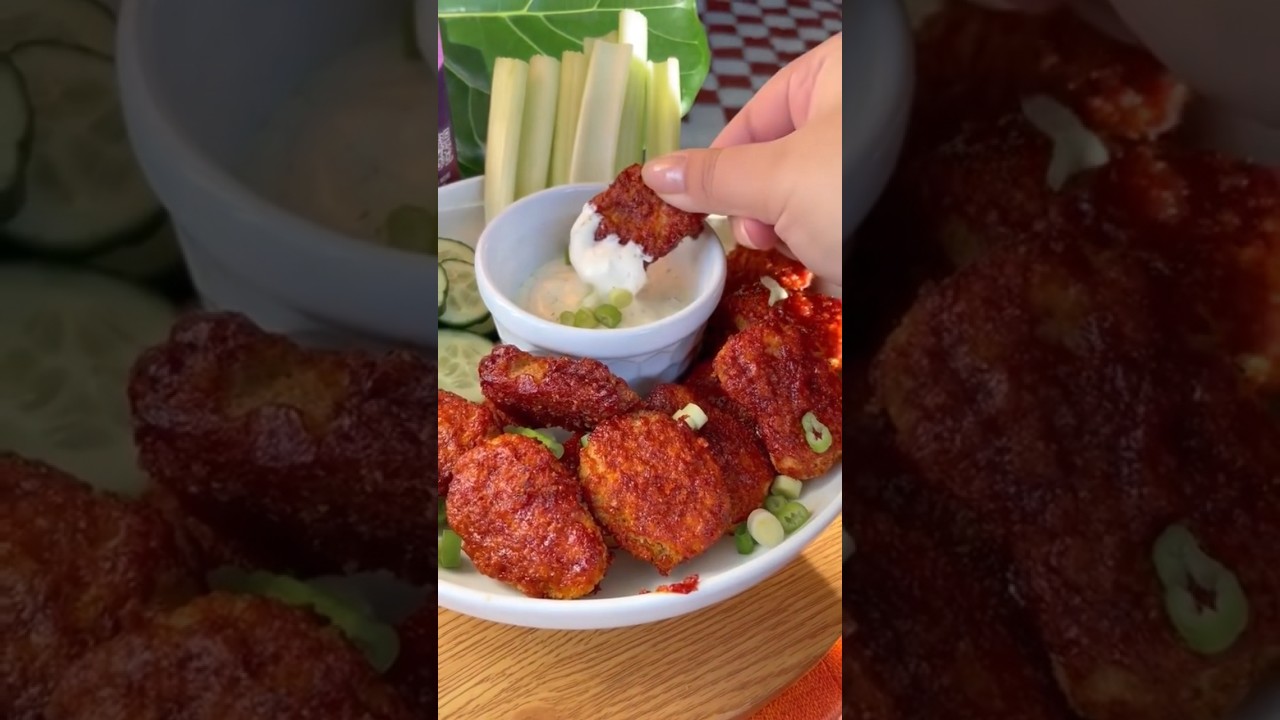 How to make Korean-Style Spicy Nuggets with Quorn #flexitarian #vegetarian #recipe #shorts #spicy
