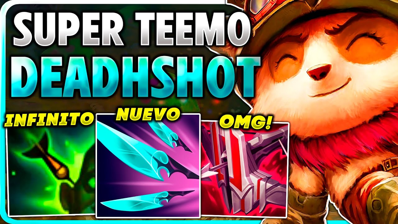 😱¡SUPER TEEMO *DEADSHOT* te DEJA CIEGO PERMANENTEMENTE con SU NUEVA BUILD TERRIBLE! *100% PESTOSO*