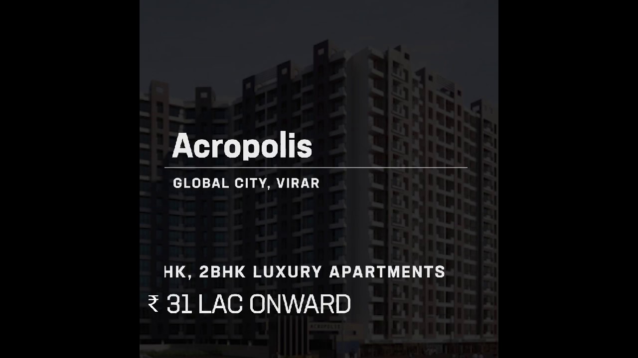 Acropolis 1BHK, 2BHK Homes in Virar by Bhoomi Group & Arcade Group | Dwello
