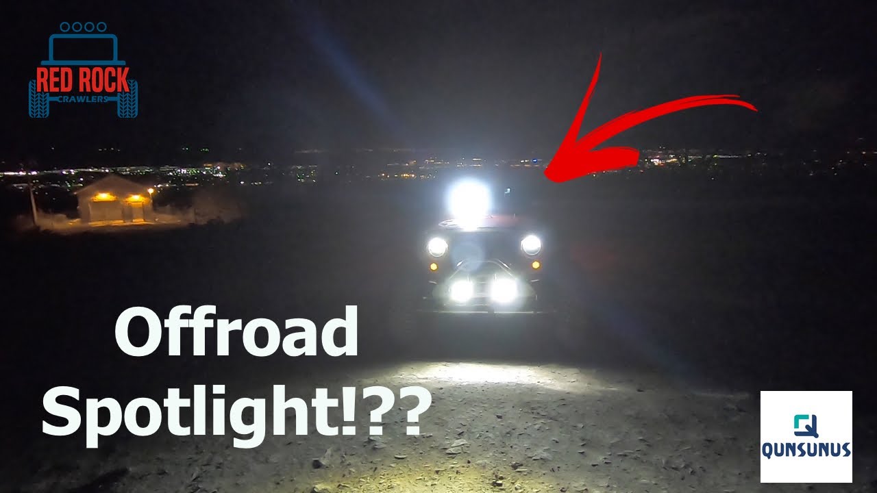 Remote Controlled Spot Light for your Offroad Adventures!