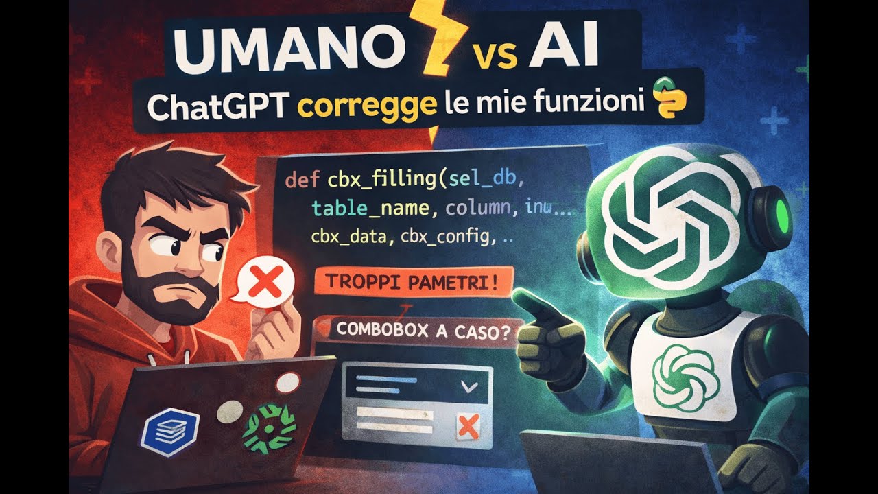 Umano VS AI #1 – ChatGPT corregge le mie funzioni