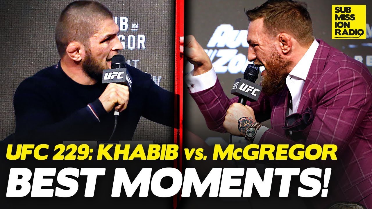 САМЫЕ БЕЗУМНЫЕ МОМЕНТЫ С UFC 229: Пресс-конференция Хабиба против Макгрегора