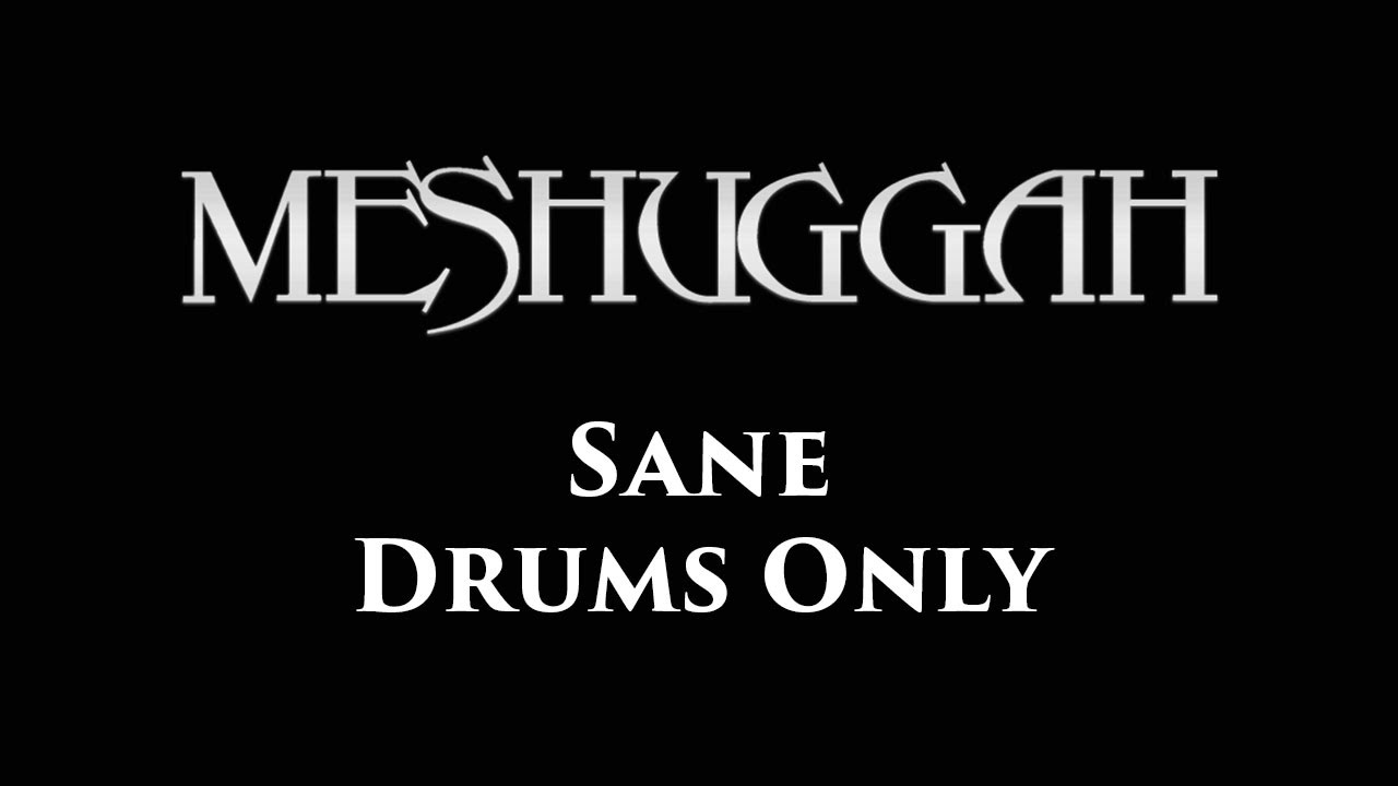 Meshuggah Sane DRUMS ONLY