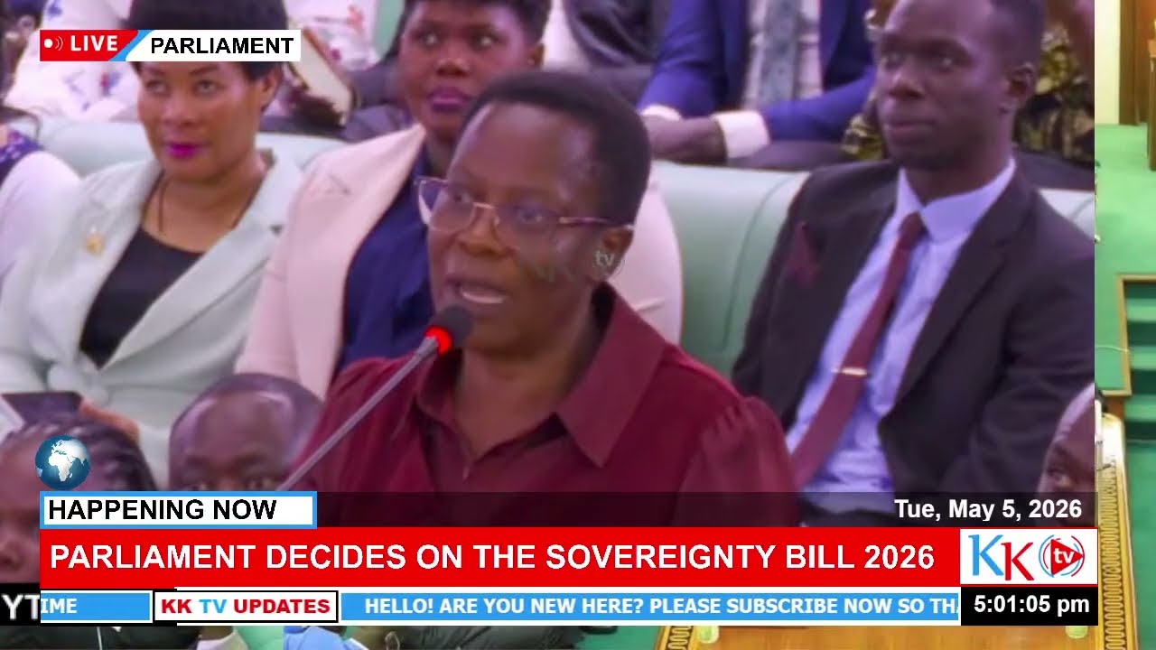 Watch: Betty Nambooze Speaks on Sovereignty Bill in Parliament